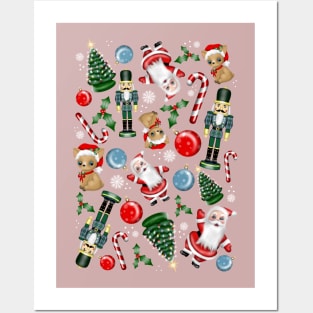 Christmas pattern Posters and Art